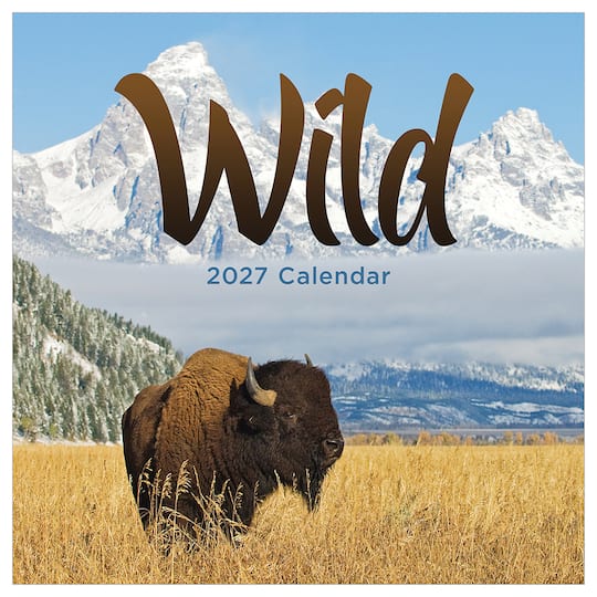 2027 Wild Wall Calendar